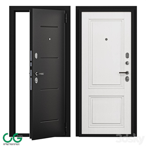 Entrance door metal STEEL DOOR PORTA S 104.К32 BIANCO VERALINGA